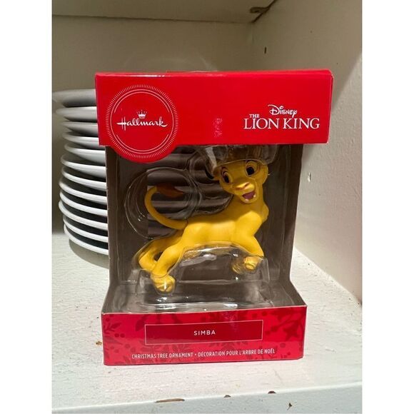 HALLMARK Keepsake 2019 SIMBA THE LION KING Disney CHRISTMAS ORNAMENT Red Box NEW - Picture 1 of 3